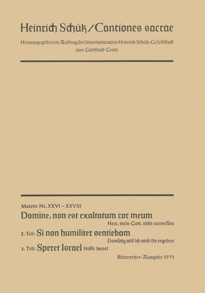3 Motetten